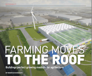 Farming Moves to the Roof by Roger Schickedantz